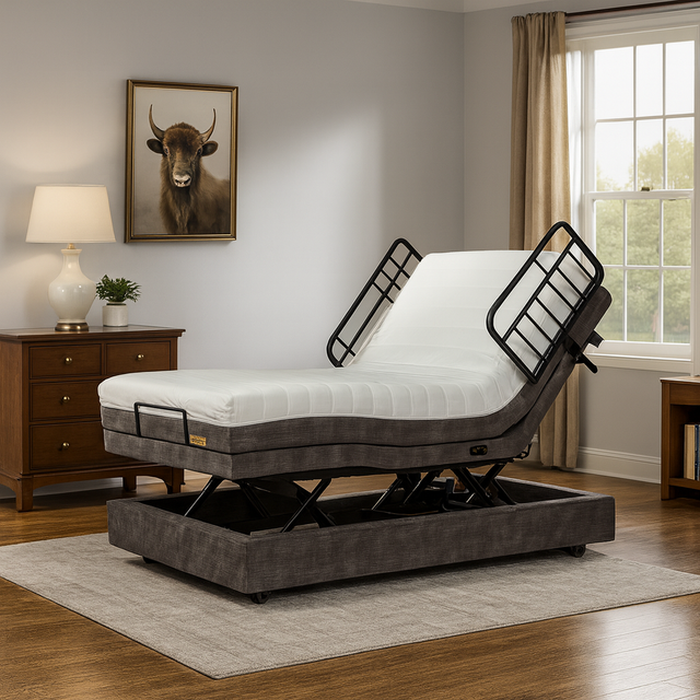 NEW 10-POSITION ELECTRIC BED WITH MATTRESS AND MASSAGE DELIVERED