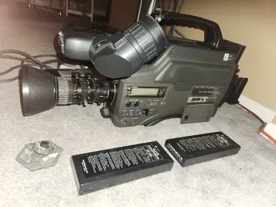 Vintage JVC video camera with carrying bag case, View more