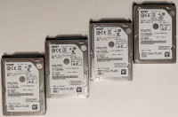 Disques durs Hitachi Hard Drives - 500GB / 2.5" (4)