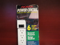 NOMA 6-Outlet Power Bar with Surge Protector, 6-f