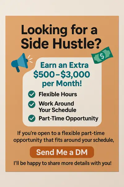 Part time side hustle, View more