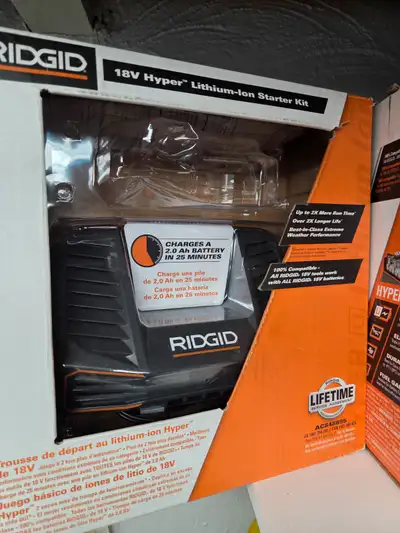 Ridgid battery charger, View more