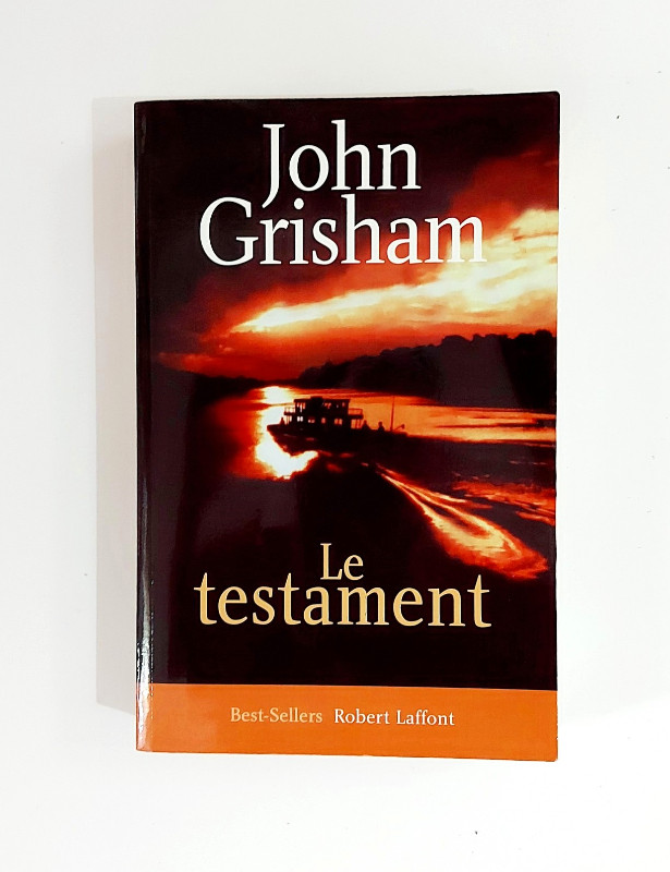 Roman - John Grisham - Le testament - Grand format dans Ouvrages de fiction  à Granby