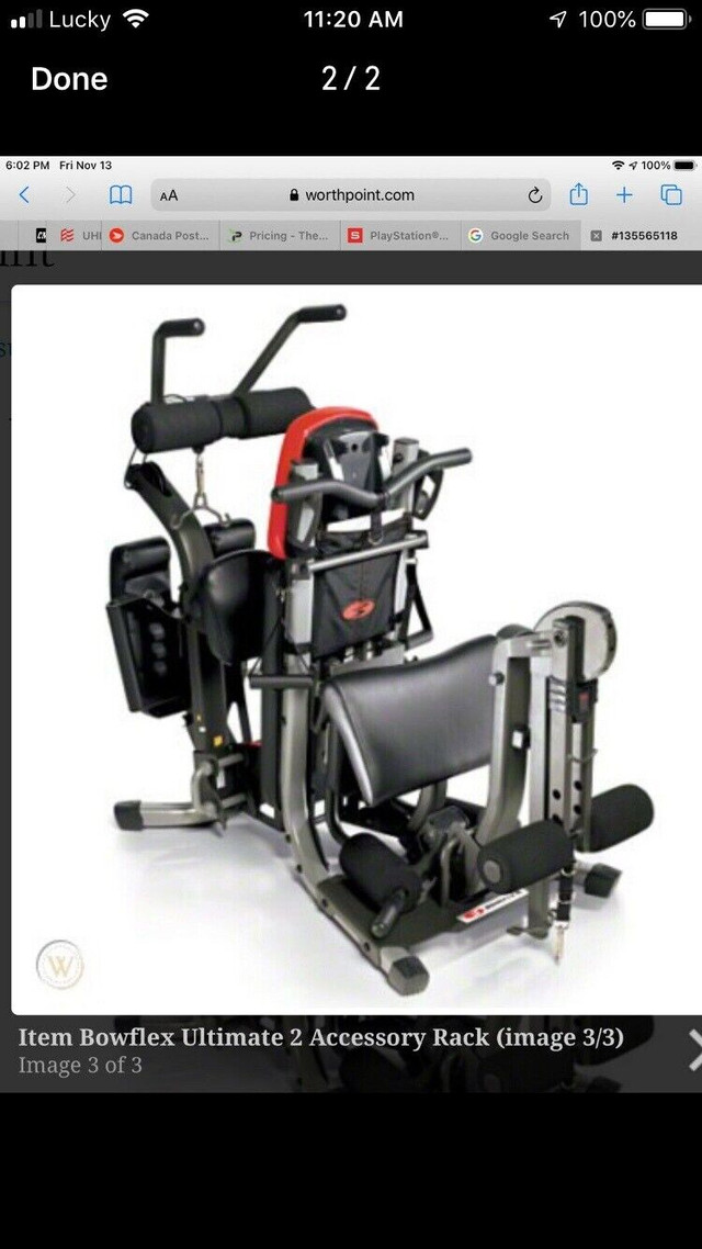 Bowflex ultimate online 2 accessories