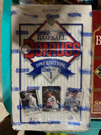 1993 Donruss Series 1 baseball sealed wax box