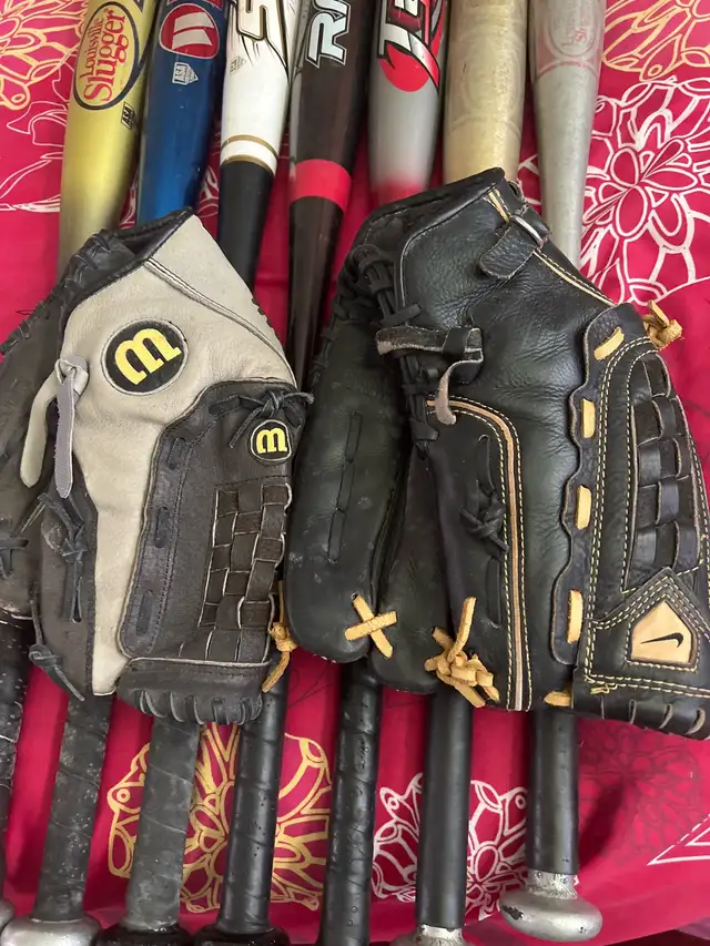 Softballs, bats and gloves in Baseball & Softball in Kingston - Image 5