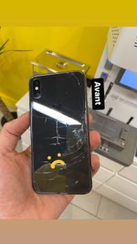 Réparation vitre iPhone glass repair 