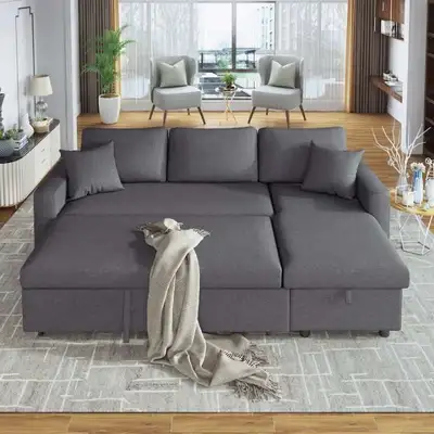 Transform your living space this winter with our premium sectional sofa beds designed for ultimate c...