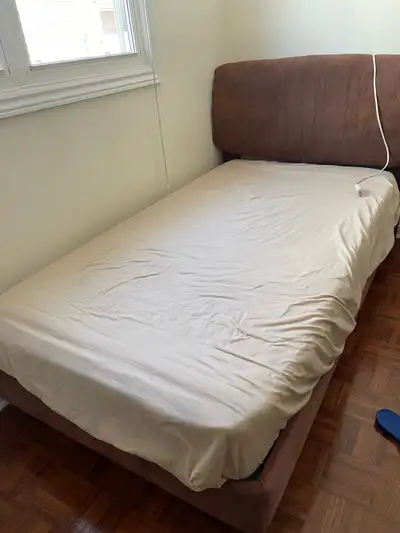single / twin bed with mattress .. can deliver , View more
