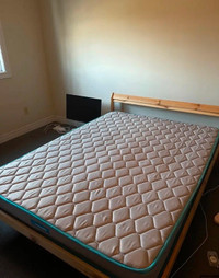 Double Mattress and IKEA Bed Frame