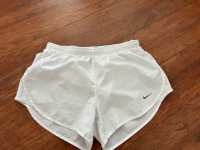 Nike white shorts size ladies small