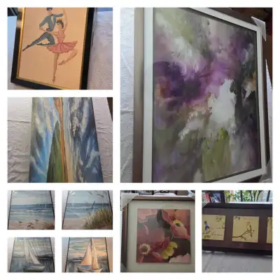 Please see below for artwork pieces & price available. Promo prices is you're interested in more tha...