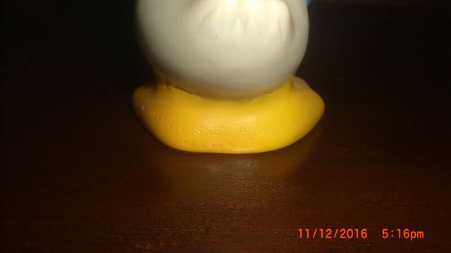 Vintage Walt Disney Production Donald Duck Bank made in Korea in Arts & Collectibles in Sunshine Coast - Image 3