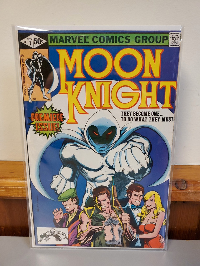 MOON KNIGHT #1, 1980, MARVEL KEY PREMIERE ISSUE, HIGH GRADE in Comics & Graphic Novels in St. Catharines