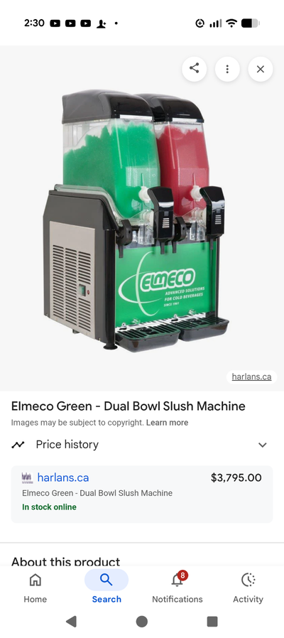 i took this machine out of my food truck cause it's too big for me to handle alone.. easier for me t...