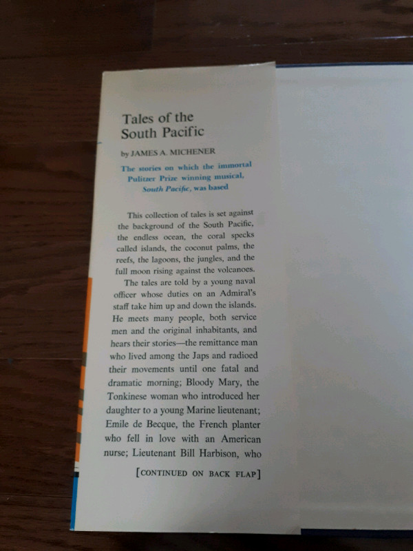 Tales Of The South Pacific By James A. Michener Large Print Edit in Fiction in Oakville / Halton Region - Image 4