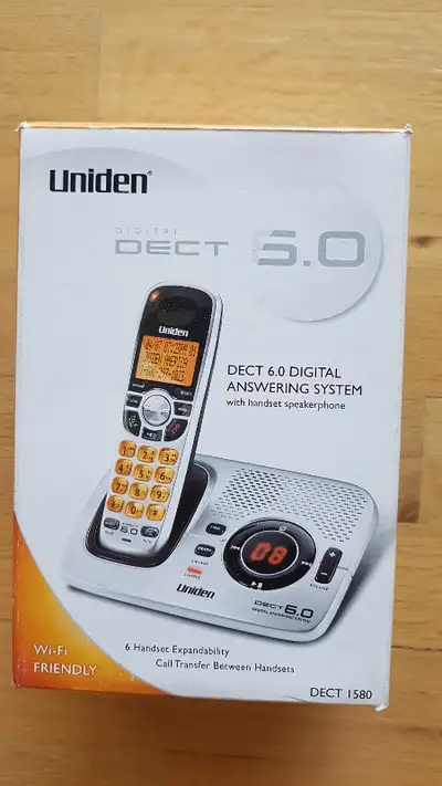 Uniden cordless telephone DECT 6.0 digital answering system, View more