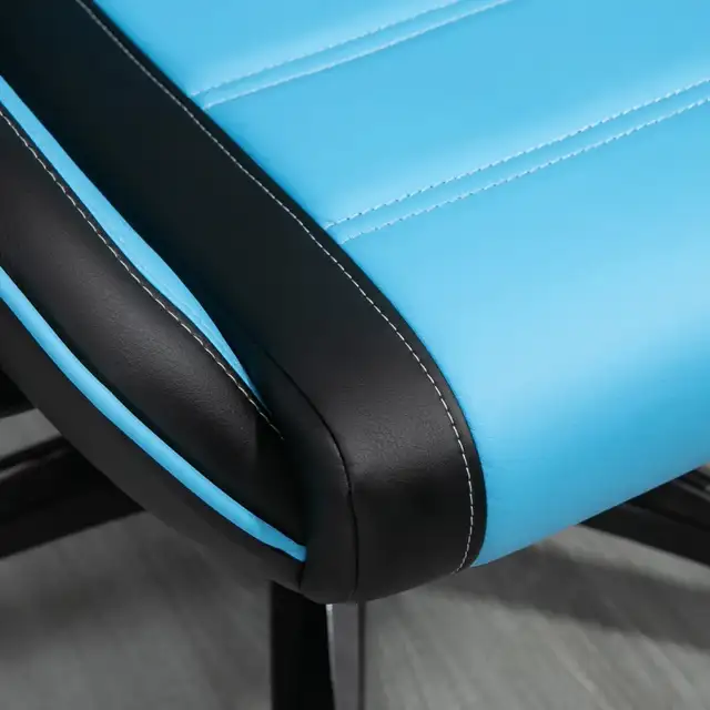 High Back Gaming Chair PU Leather Office Chair Desk Gamer Chair  in Chairs & Recliners in Markham / York Region - Image 8