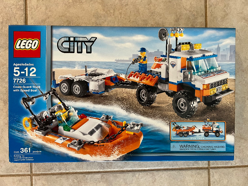 LEGO City Coast Guard Truck with Speed Boat 7726 | Toys & Games | Markham /  York Region | Kijiji