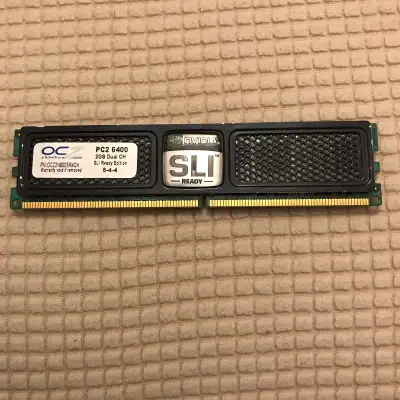 OCZ Nvidia SLI PC2 6400 2GB RAM DDR2, View more