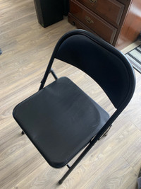 Metal folding chairs x7