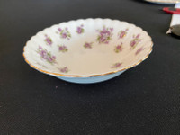 4 china Sweet violets Royal Albert fruit nappies (small bowls)