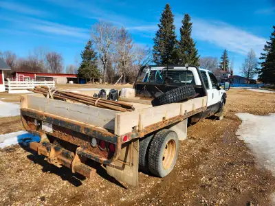 Located in High Prairie. 11 foot Trailtech deck. Comes with heavy hitch and LED lights. Came off cab...