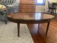 Solid wood coffee table