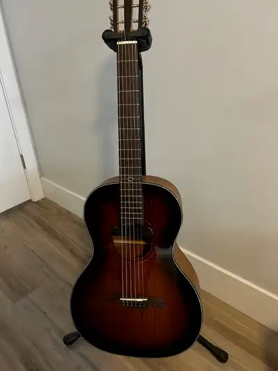 Alvarez Parlor Guitar with Pickup and Bag, View more
