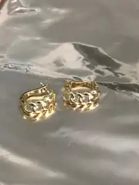 14k gold plated earrings 
