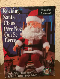 Rocking Santa Claus 16 inch Animated