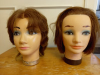 Retro cool & groovy hair style mannequins for your beauty salon