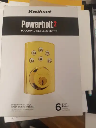 ** Kwikset. Front door lock. ** One touch locking-Illuminated keypad ** BHMA grade 3 certified keyle...