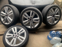 Mini Cooper JCW 17”  mags on Summer  tires