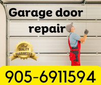 Garage door spring or cable replacement same day!