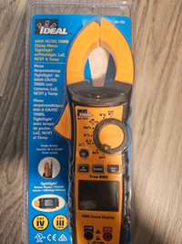 Ideal 600A AC/DC TRMS  Clamp Meter Brand New