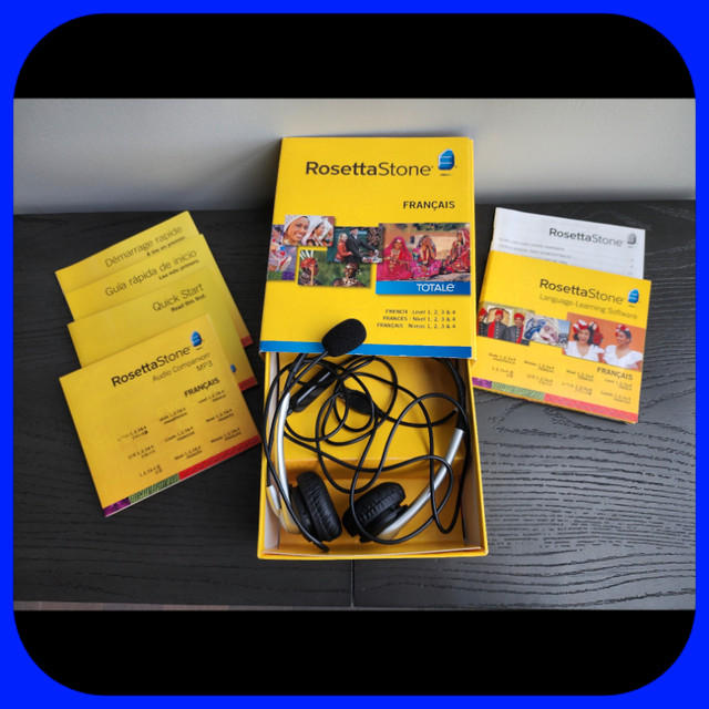 ROSETTA STONE || French Level 1, 2, 3, 4 in CDs, DVDs & Blu-ray in Abbotsford