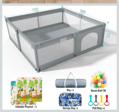 Was set up but never used. Comes with everything you see in the photo. Smoke free home.