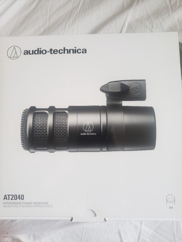 Audio-Technica AT2040 Hypercardioid Dynamic Podcast Microphone dans Haut-parleurs, écouteurs et micros  à Ville de Montréal - Image 3
