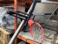 Sporting goods adjustable basketball hoop