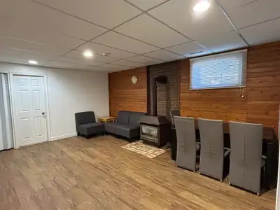 2 bedrooms basement suite for rent East downtown (around 119 Ave-54 Street) in quiet greenery area....