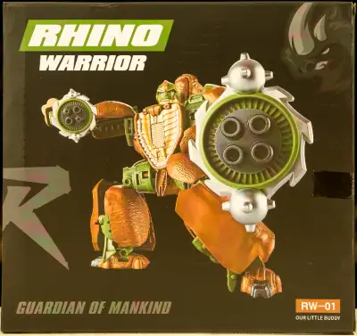 Beast Wars Transformers RW-01 Rhino Warrior This is an oversized KO of Kingdom Rhinox. I used it for...