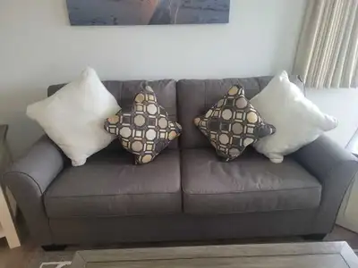 $600 obo. Paid $1200 from Ashley furniture. Been in Digby Tower showroom never used. Call 289-257-92...