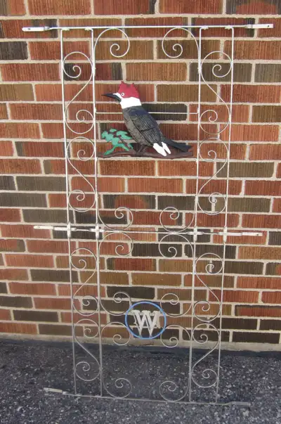 Vintage Screen door saver grill woodpecker, View more