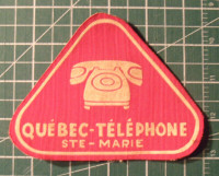 Québec Téléphone écusson
