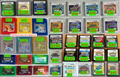 Pokemon Games AUTHENTIC No Cases ⎮ Nintendo DS 3DS Gameboy ~, View more
