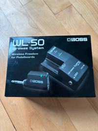 BOSS WL-50 sans fil pour guitare ou basse électrique