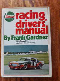 RACING DRIVERS MANUAL by FRANK GARDNER 1974 HC SCARCE
