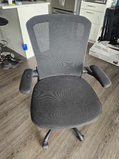 Excellent condition, no signs of wear. Still fairly new. Arms fold up. Adjustable height. Comfortabl...