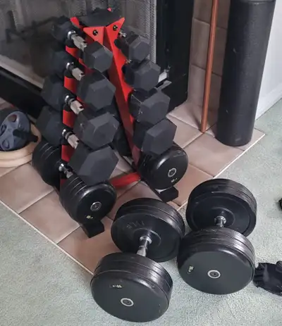 Dumbbell set 0.95$/lb, View more